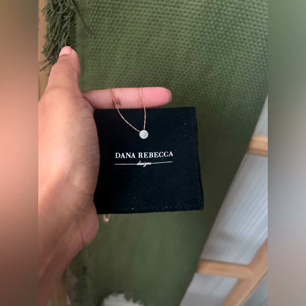 Dana Rebecca Lauren Joy Mini Disc Necklace